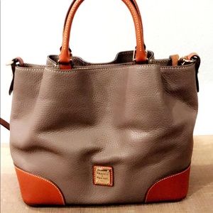 Dooney & Bourke Pebble Leather Brenna Satchel